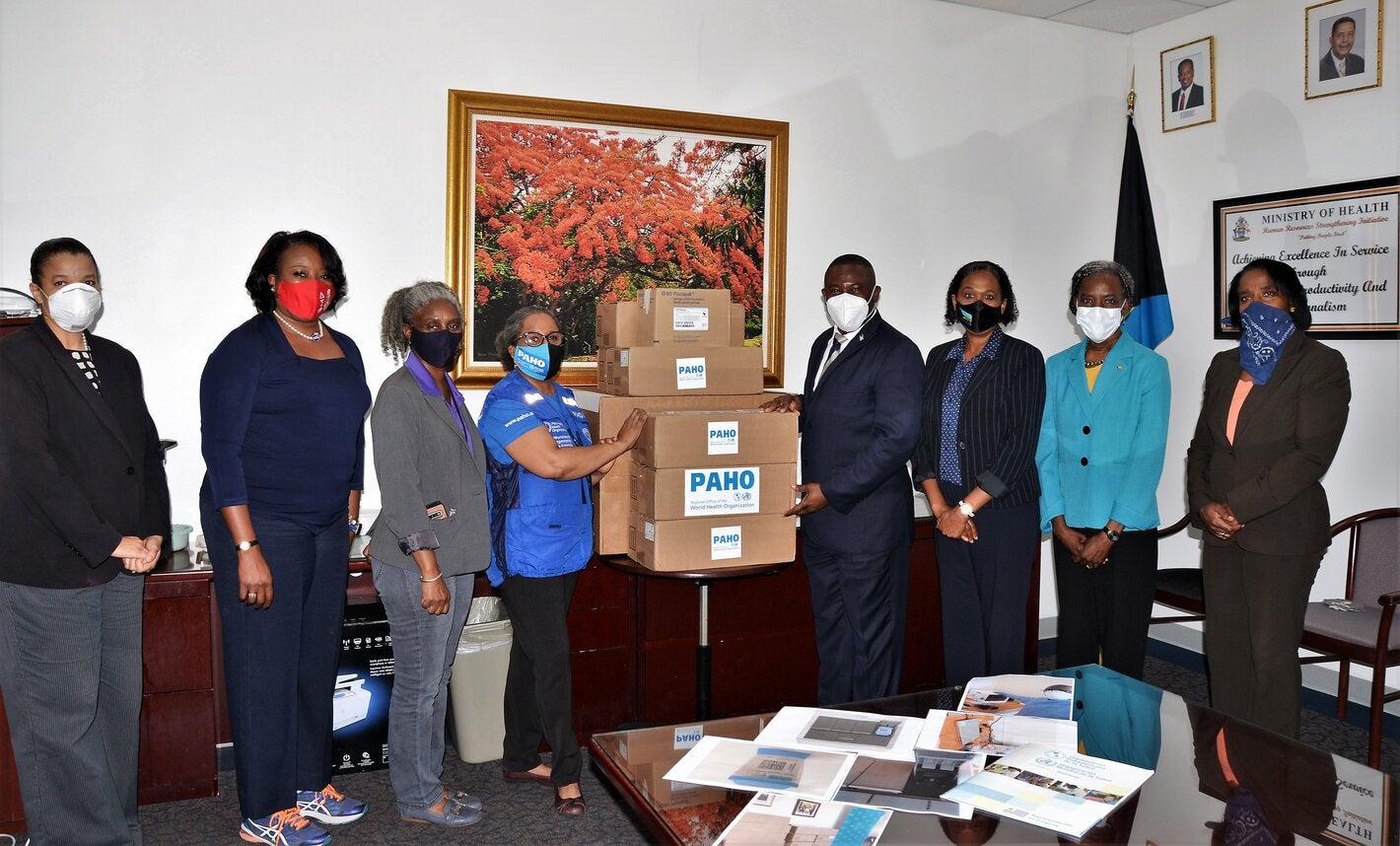PAHO BAH donates equipment to MOH for COVID-19 response