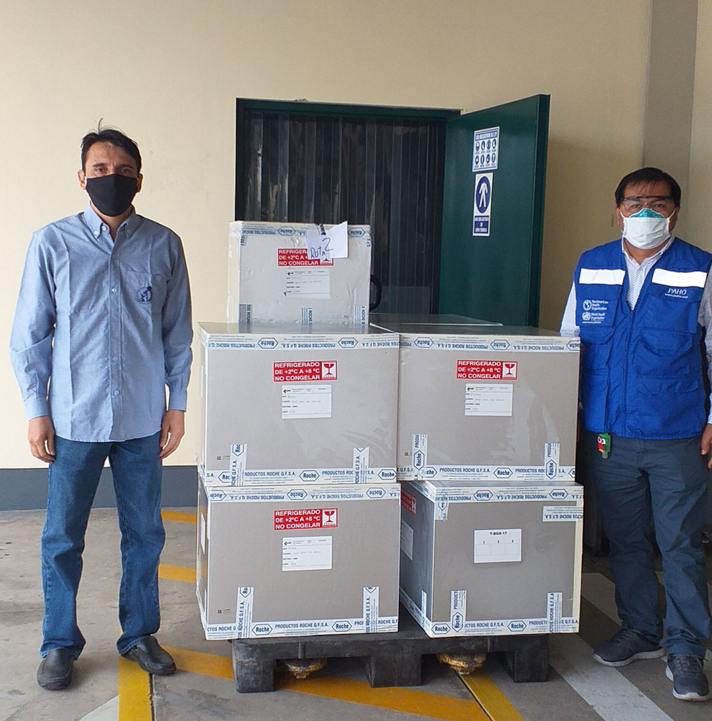 Donación de insumos para pruebas COVID