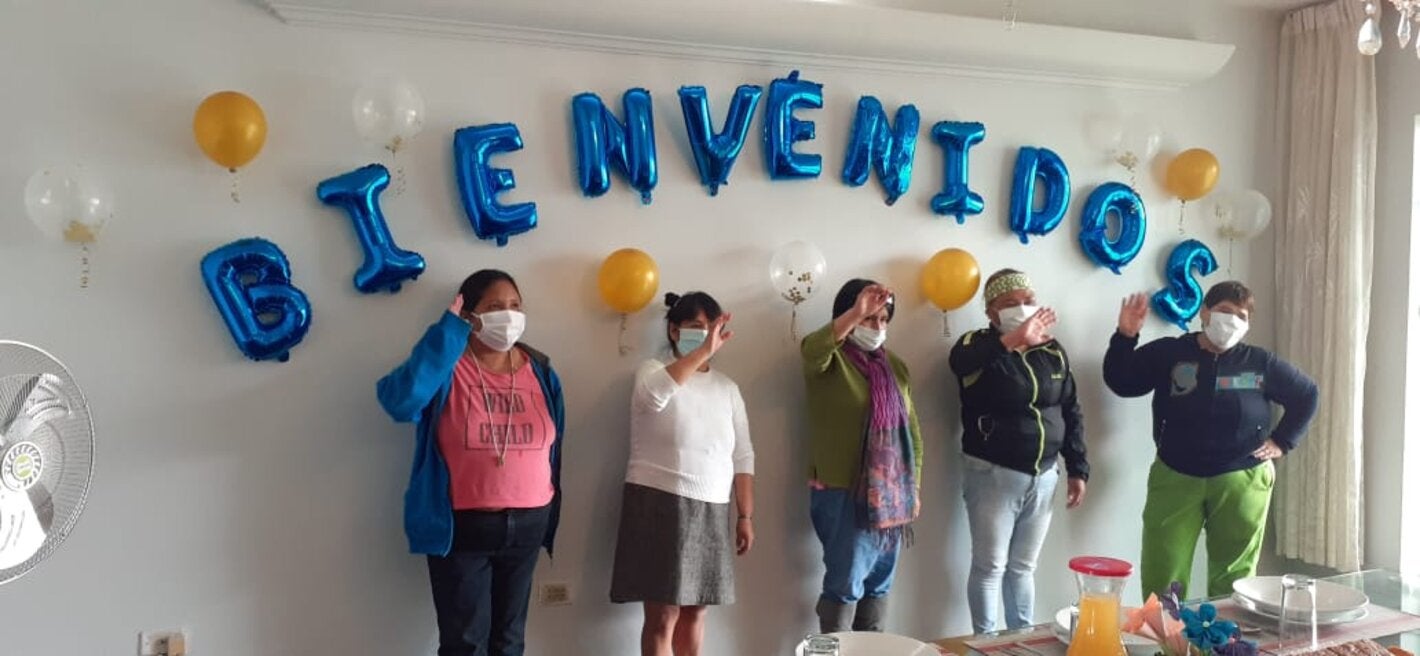 Personas en hogares protegidos