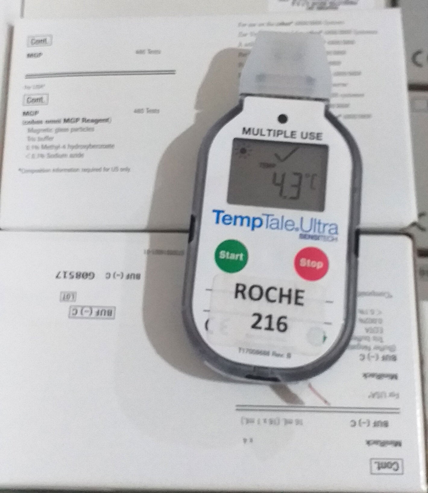 Cajas con pruebas molecualres