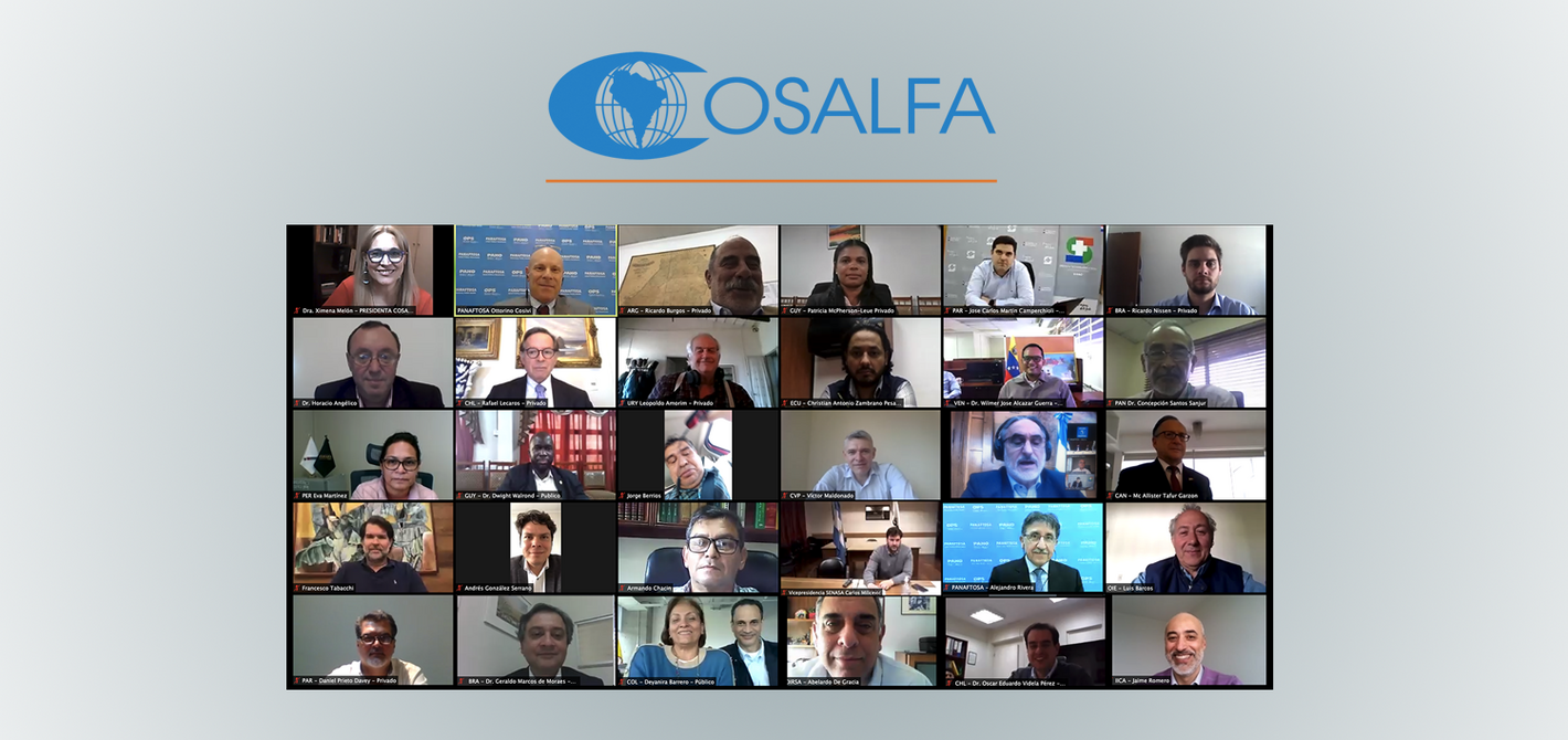 Foto de los delegados de la COSALFA