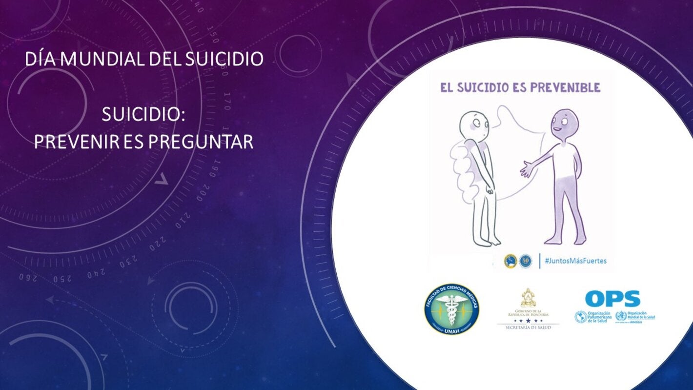 Invitación evento sobre suicidio