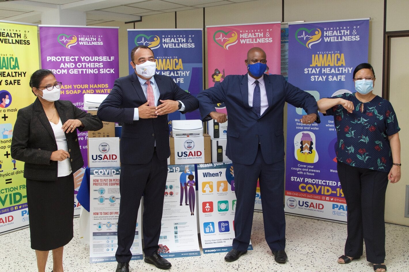 handover Jamaica USAID MOHW