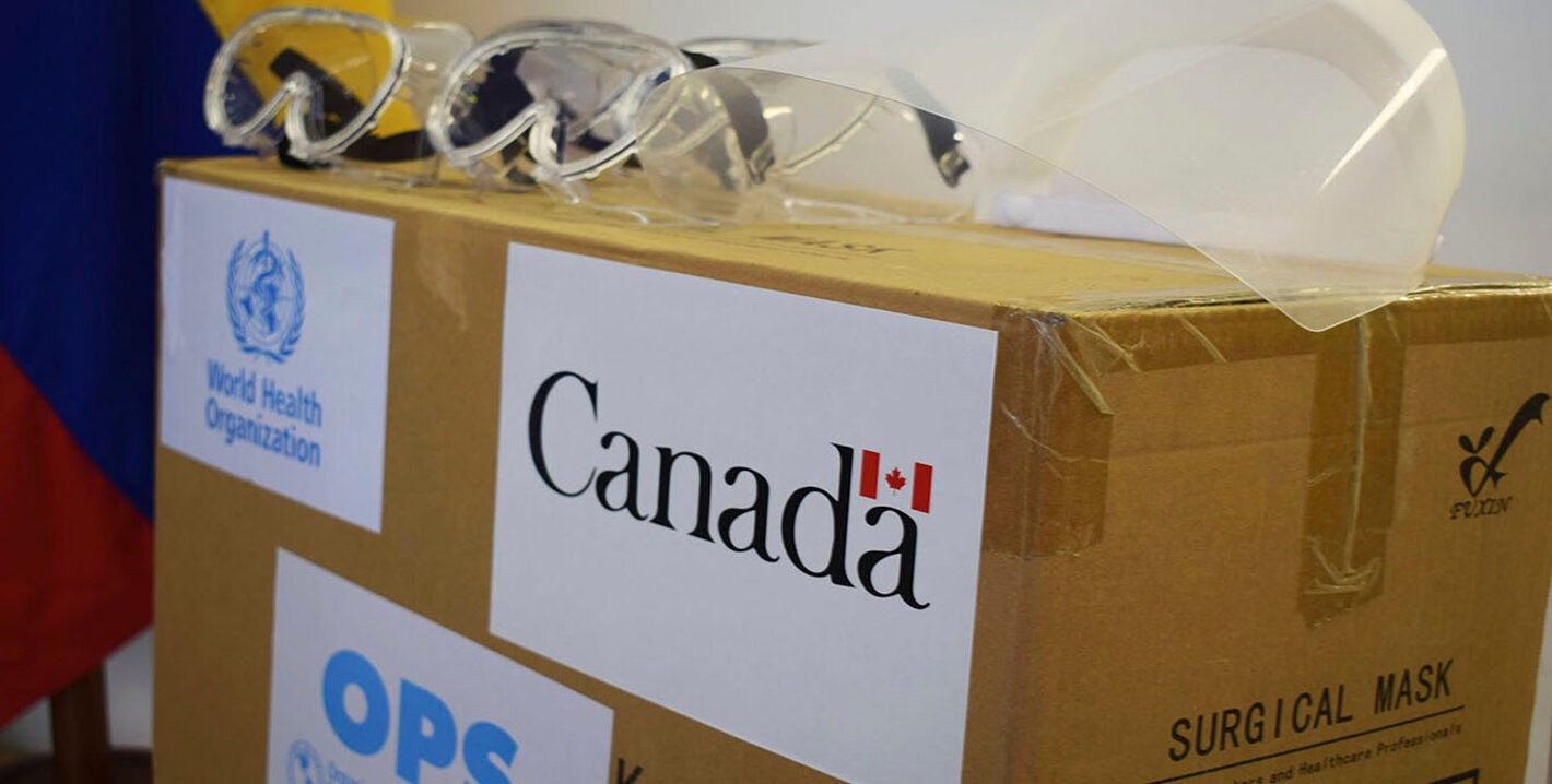 OPS/OMS y el gobierno de Canadá continúan apoyando al Ecuador en la lucha contra la COVID-19