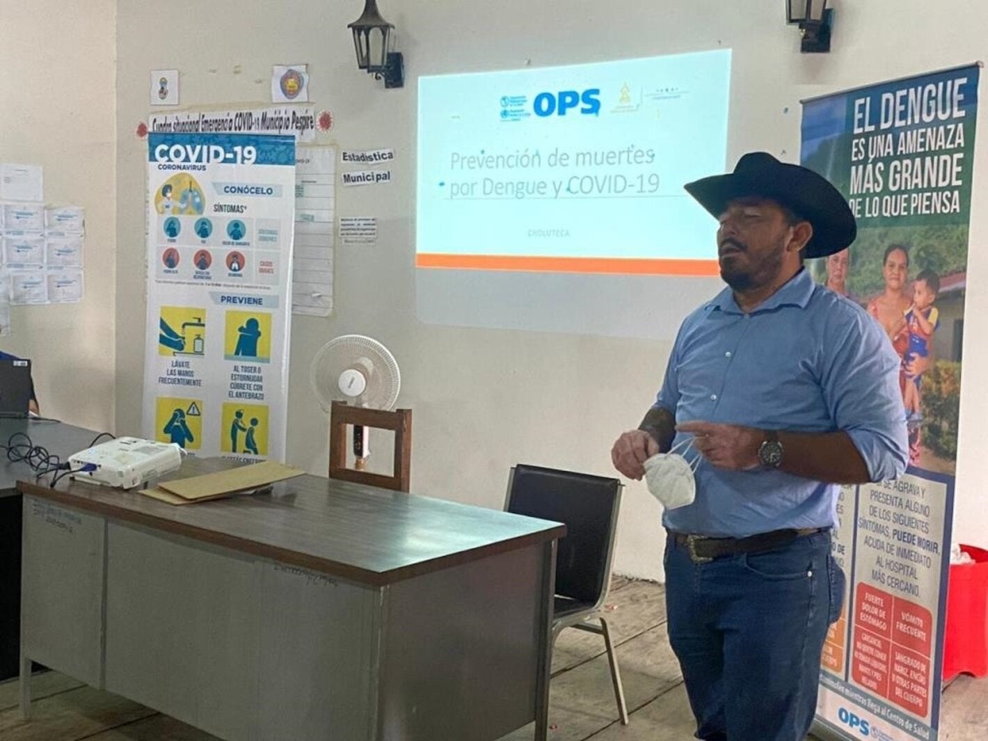 Capacitación comunicación de riesgo canal seco hnd