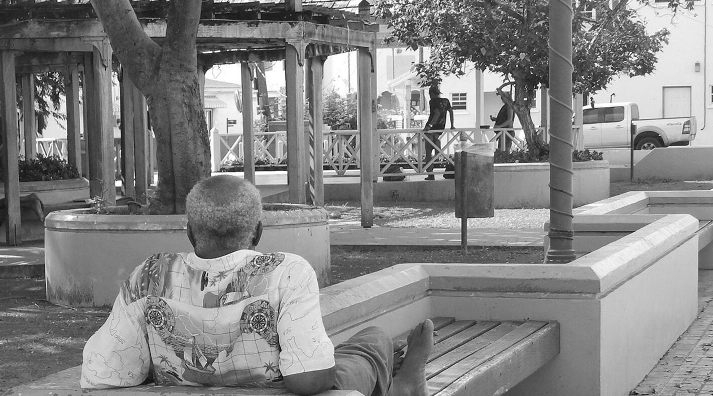 Elderly man in the park