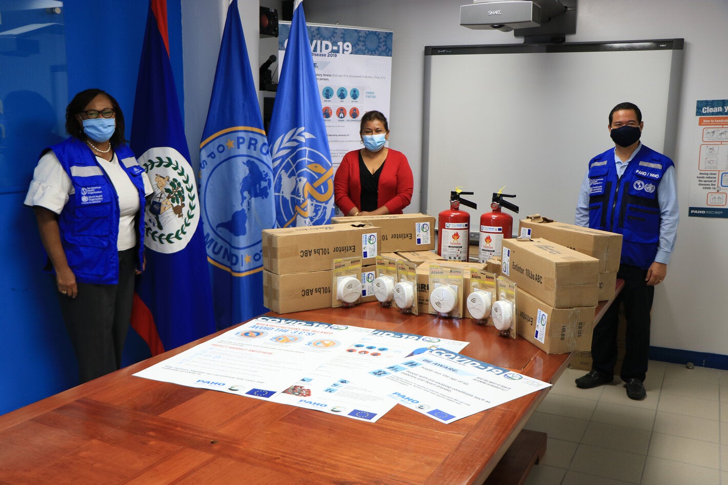 EU and PAHO/WHO Handover to Ministry of Health