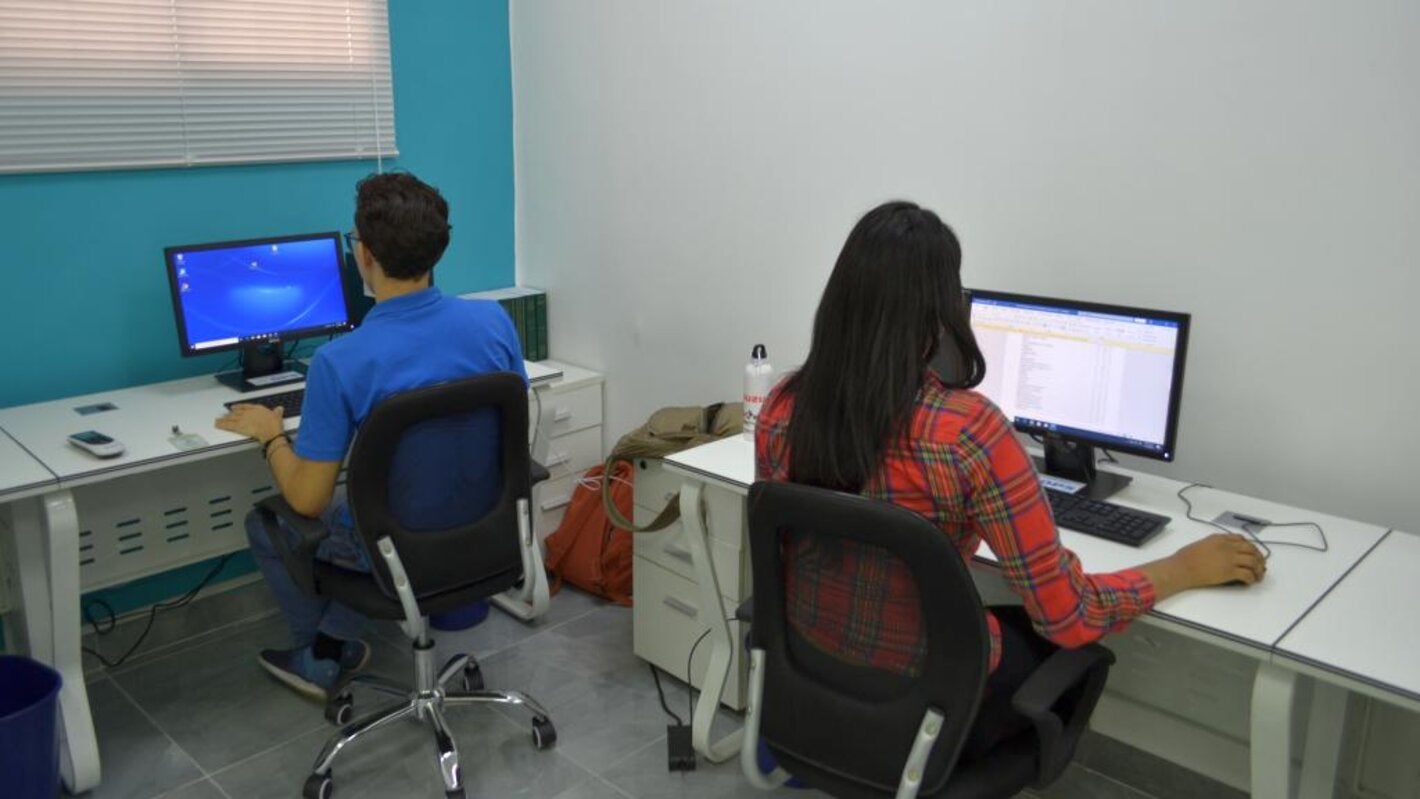 Photo of the cancer registry unit