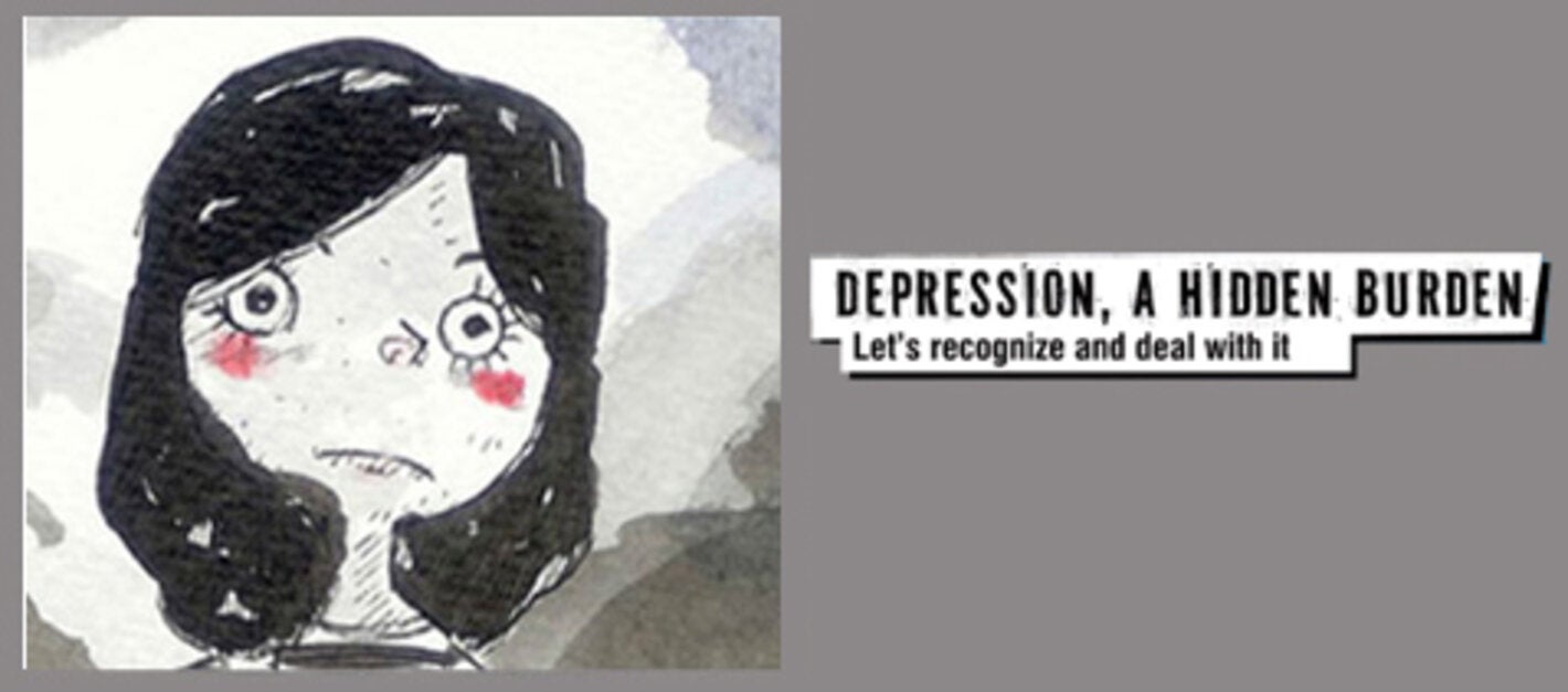 graphic on depression the hidden burden