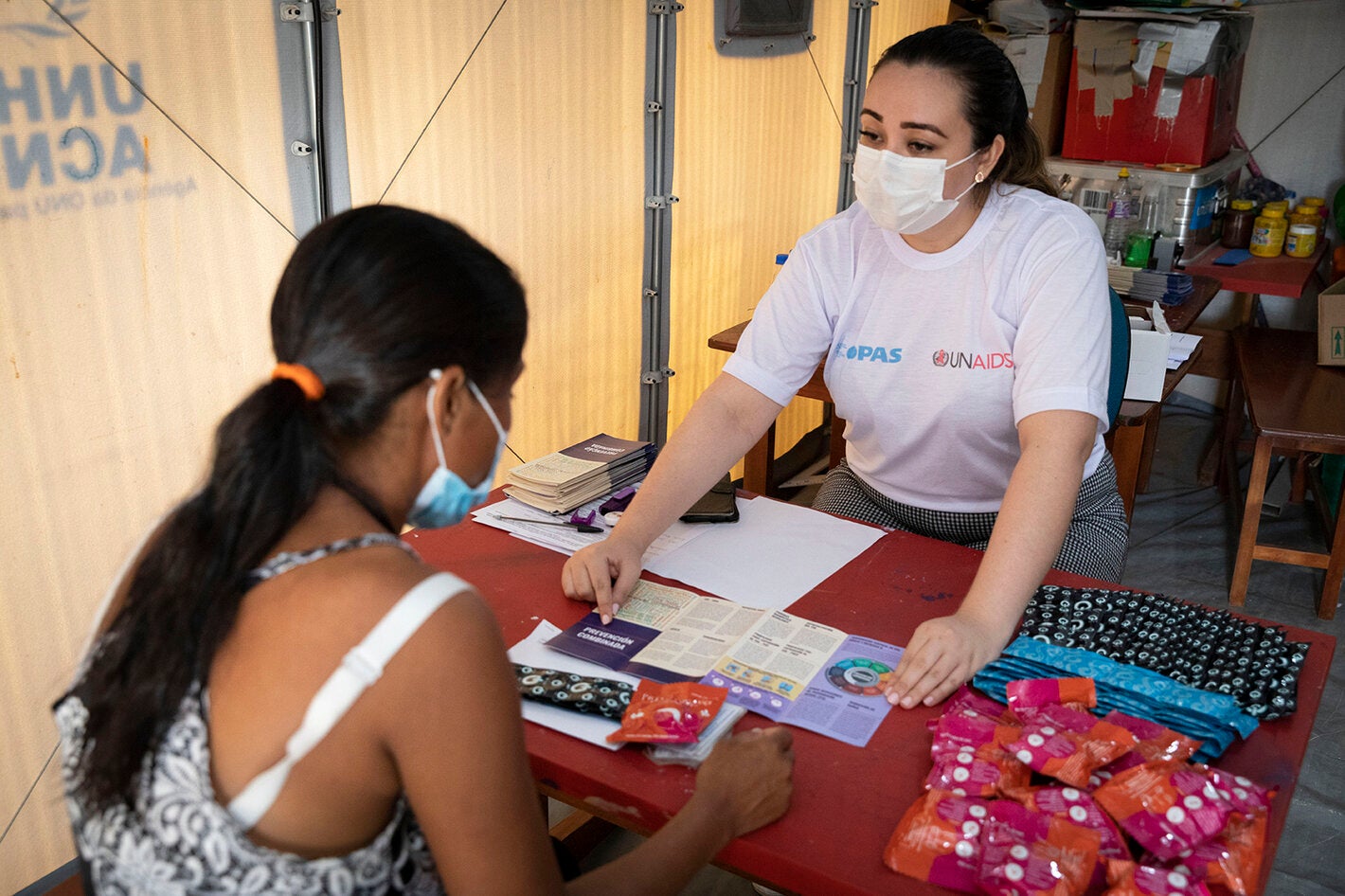 Orientação após testagem