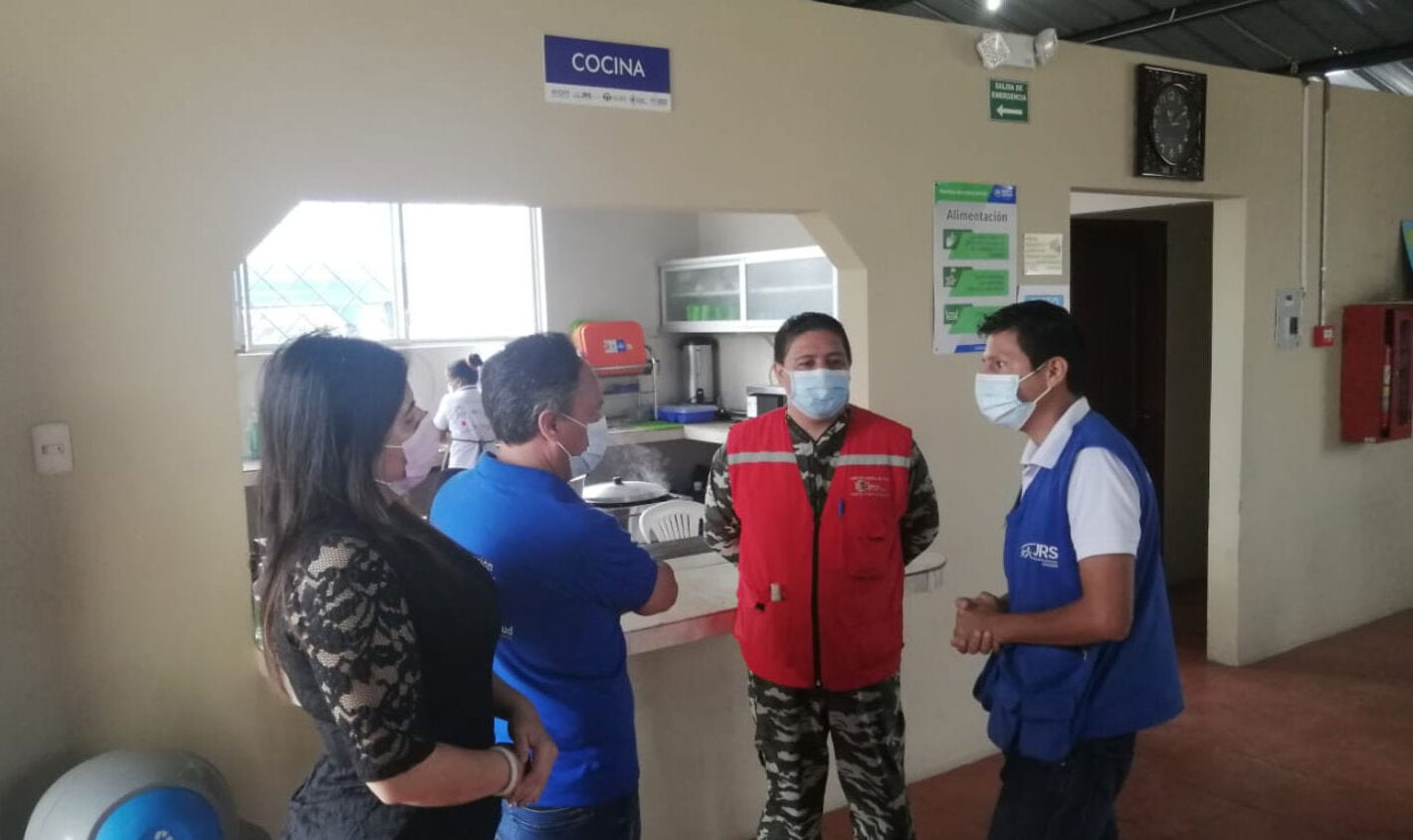 OPS/OMS contribuye a la respuesta del Estado en materia de movilidad humana en el Ecuador