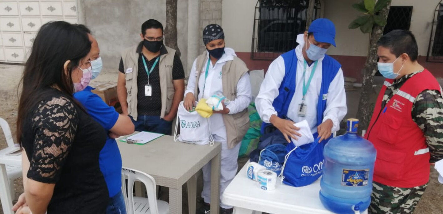 OPS/OMS contribuye a la respuesta del Estado en materia de movilidad humana en el Ecuador