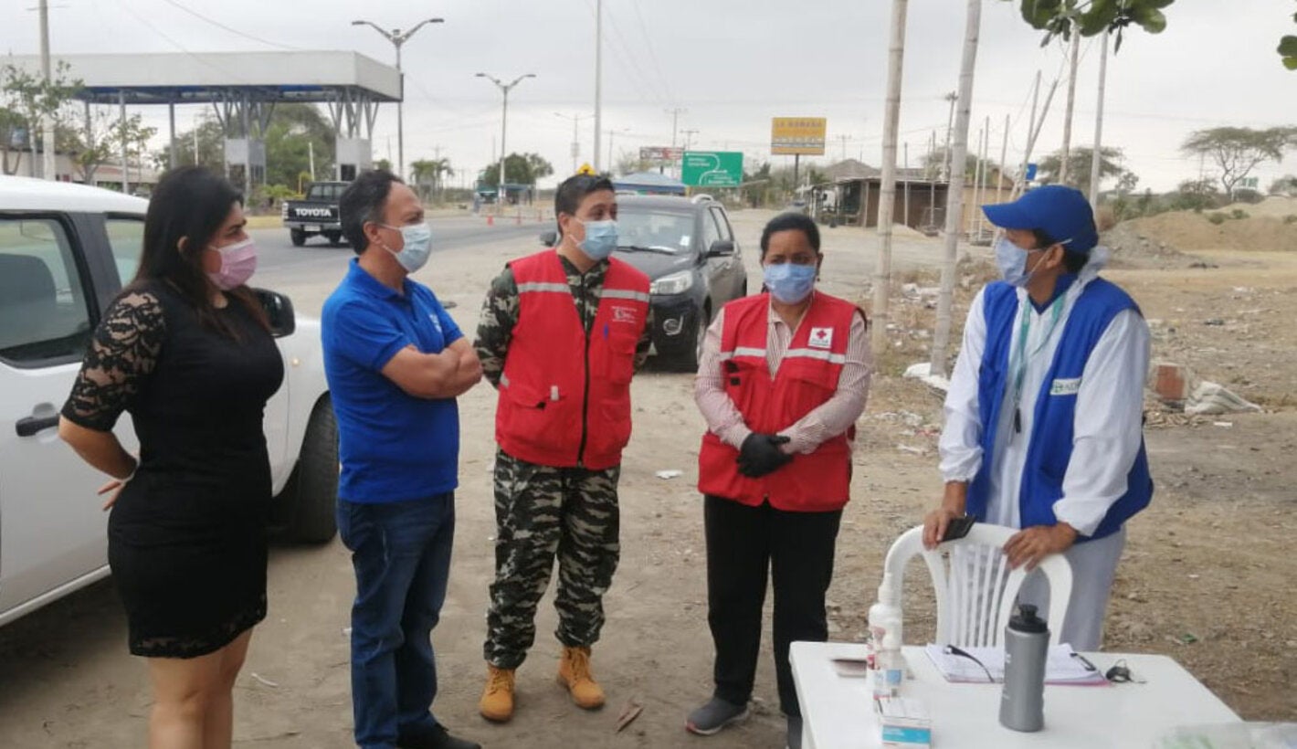 OPS/OMS contribuye a la respuesta del Estado en materia de movilidad humana en el Ecuador