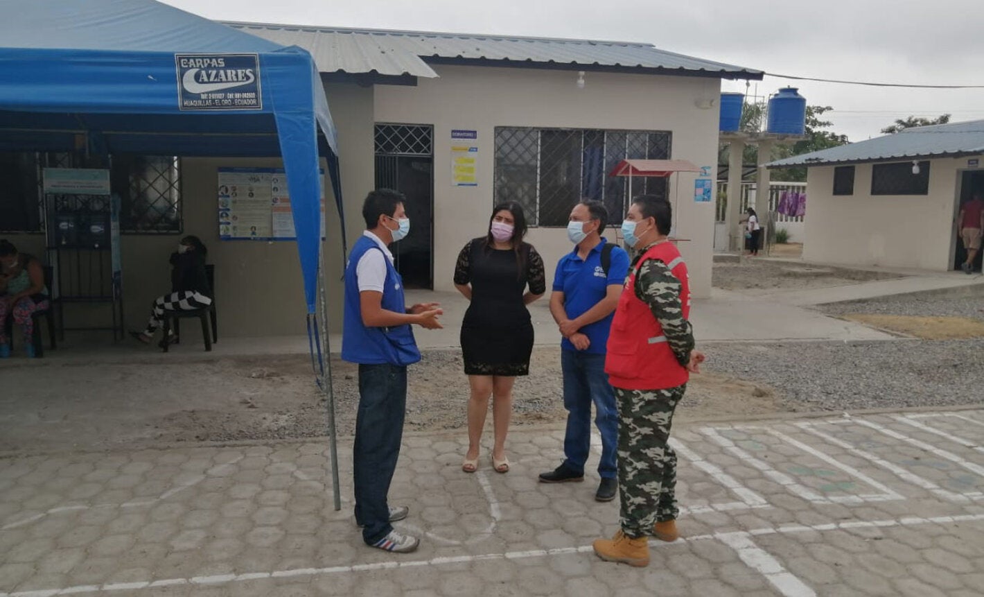 OPS/OMS contribuye a la respuesta del Estado en materia de movilidad humana en el Ecuador