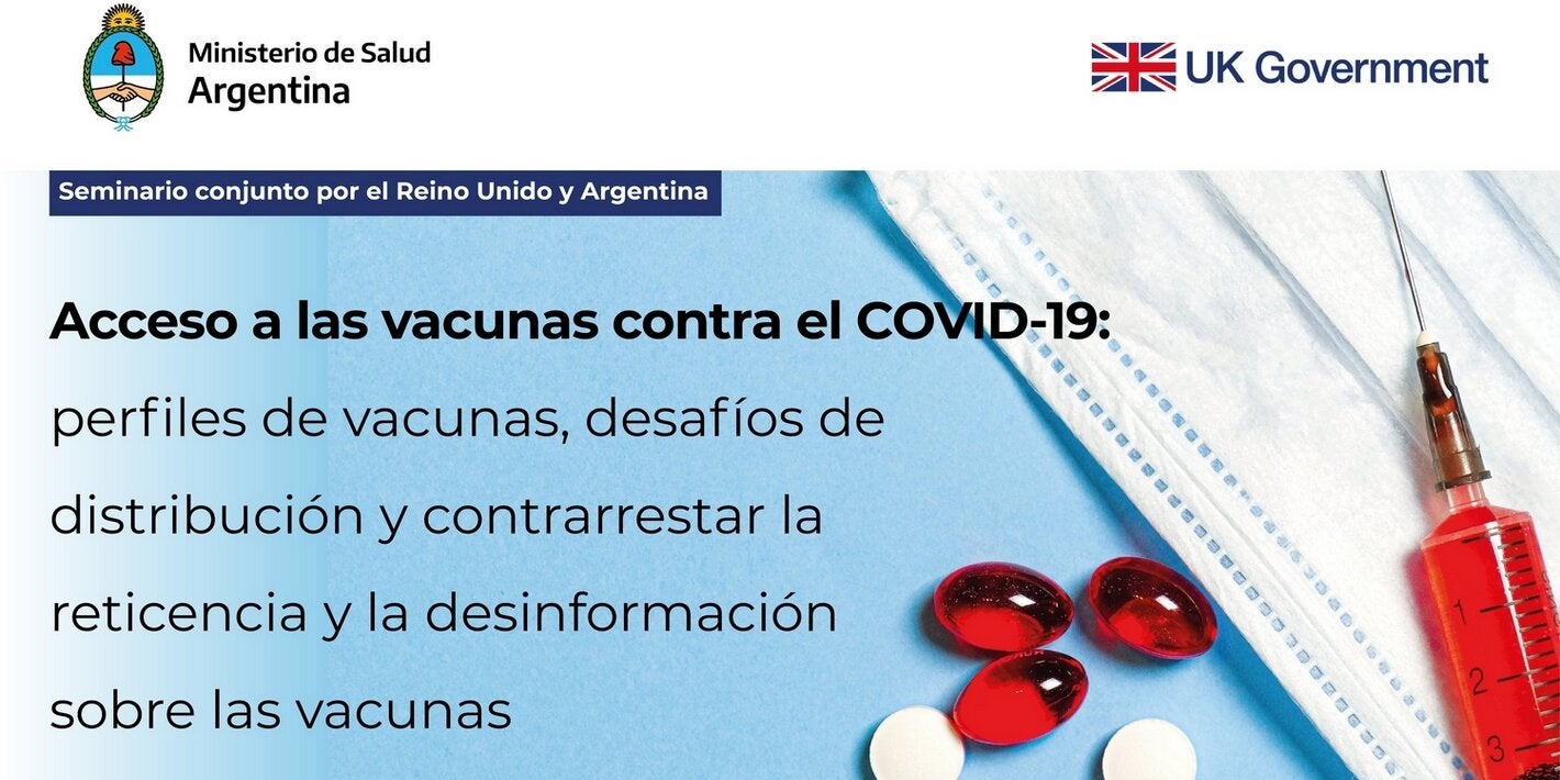 Seminario virtual sobre acceso equitativo a las vacunas contra COVID-19