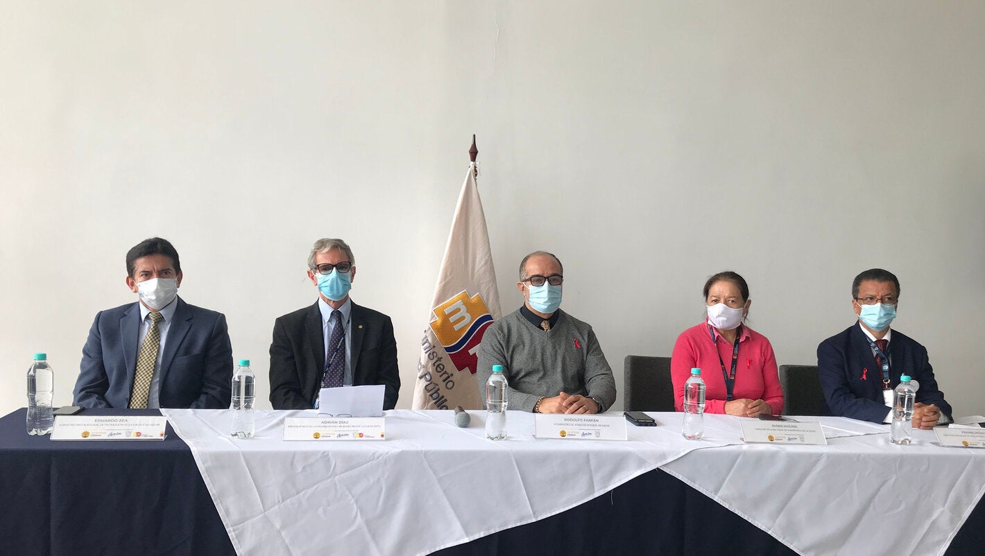 OPS/OMS recibe reconocimiento por su aporte realizado en la Respuesta Nacional Multisectorial del VIH/SIDA