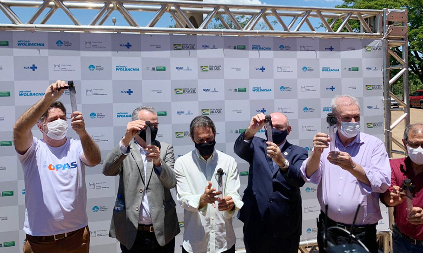 Soltura de mosquitos com Wolbachia em Campo Grande