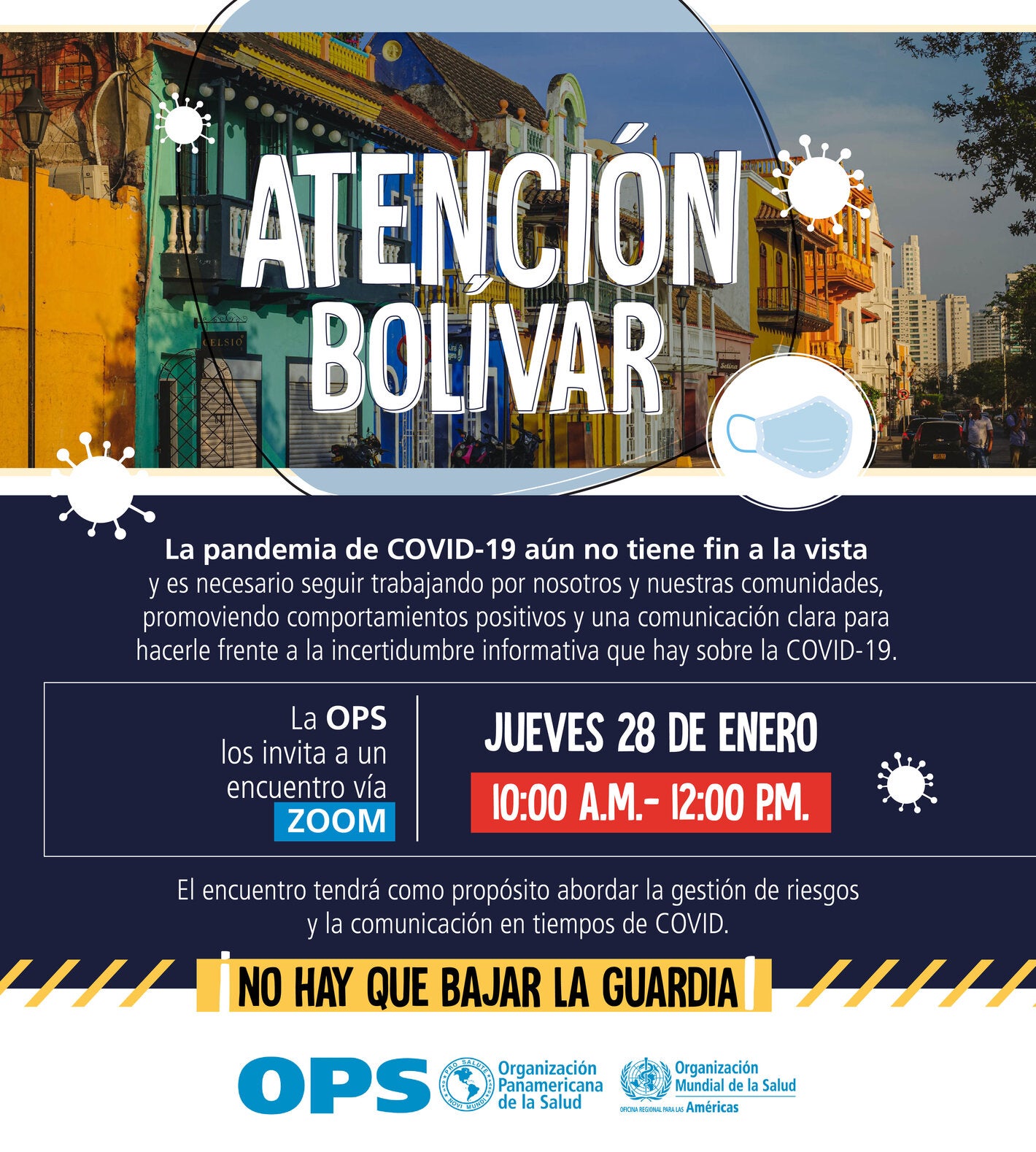 Invitación taller Comunicación Bolivar