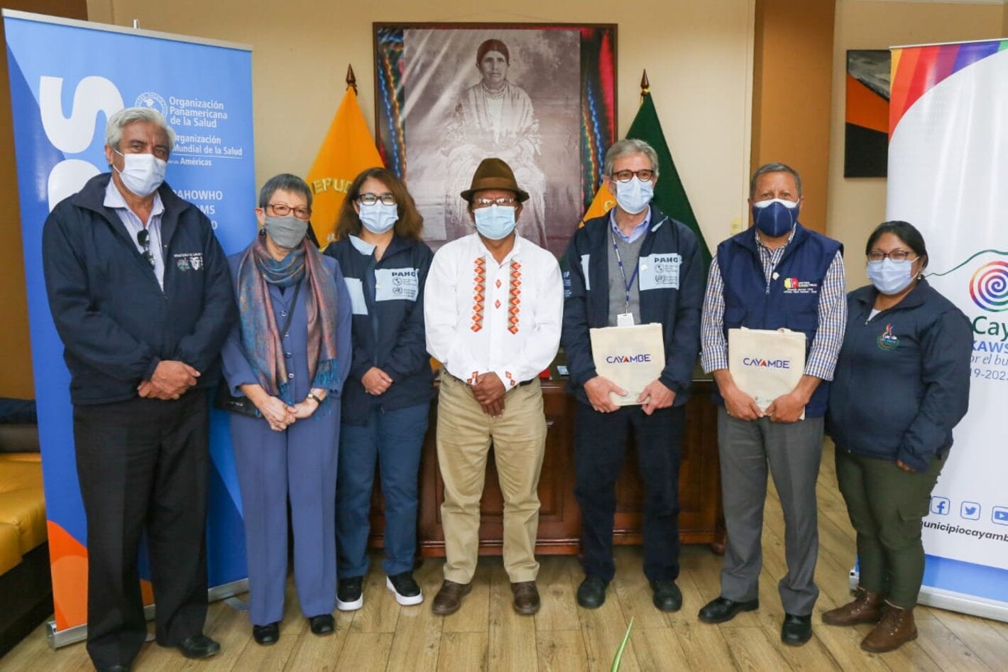 Cooperación técnica al Municipio de Cayambe para fortalecer su plan local de vacunación contra COVID-19