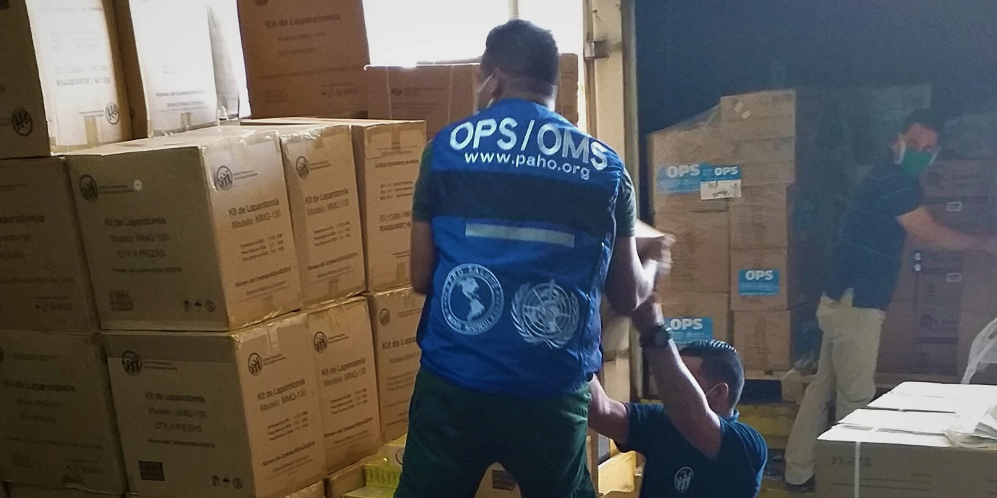 Entrega de equipos de protección personal en Venezuela