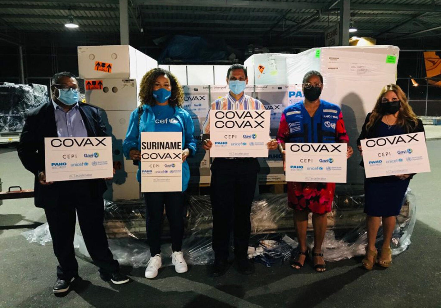 Suriname receives its first COVID-19 vaccines through the COVAX Facility