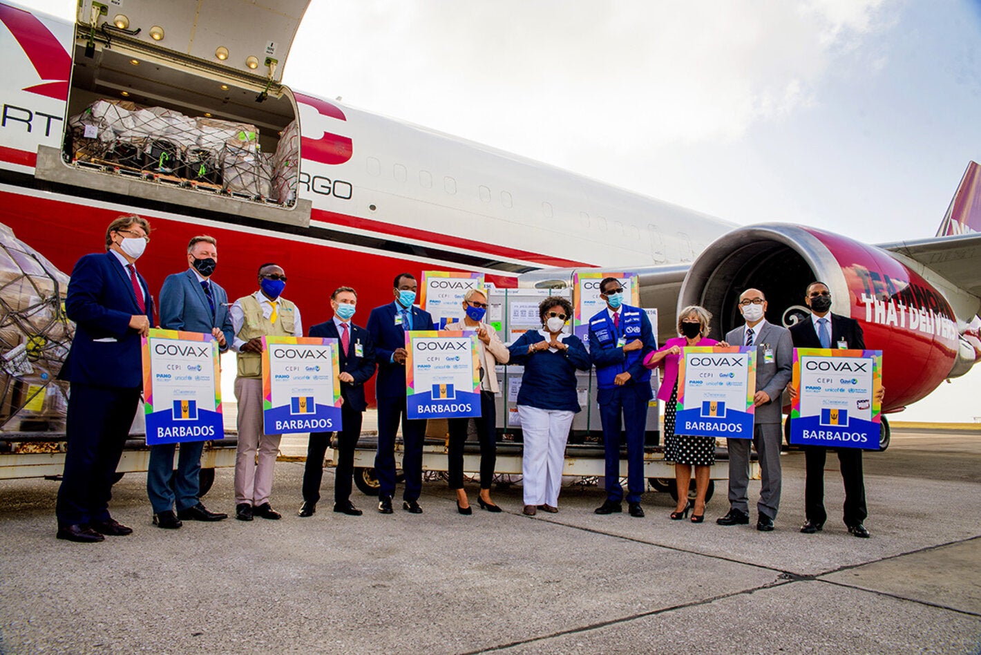 BRB COVAX vaccines arrival