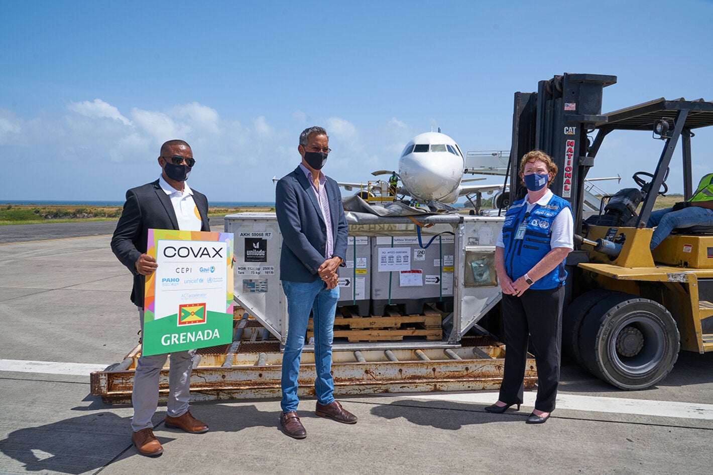 Vaccines arrival in grenada