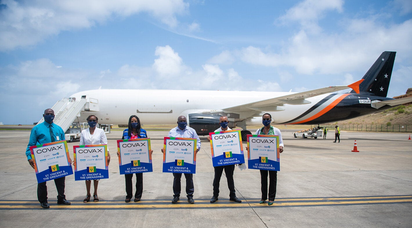 COVAX vaccines in VCT