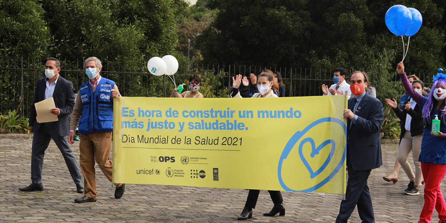 Concierto sorpresa para reconocer labor del personal sanitario en el Día Mundial de la Salud