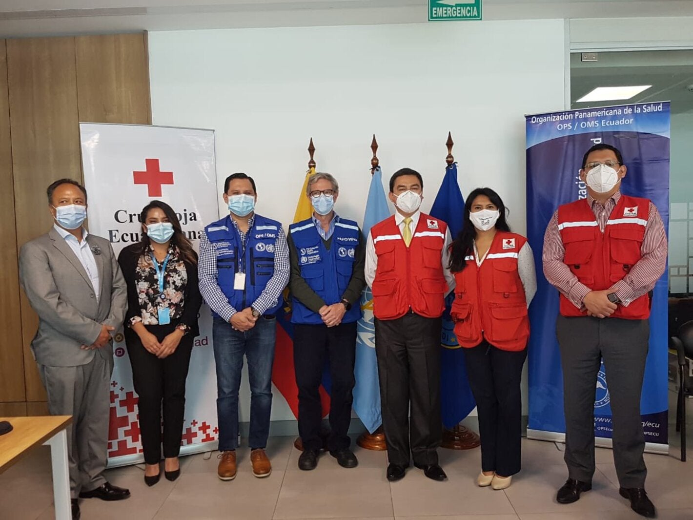 OPS/OMS y Cruz Roja Ecuatoriana firmaron convenio bilateral