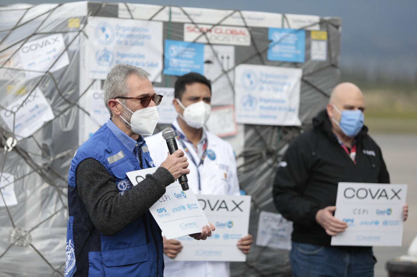 Ecuador recibe 336.000 dosis de vacunas COVID-19 a través del Mecanismo COVAX, al iniciar la Semana de Vacunación en las Américas