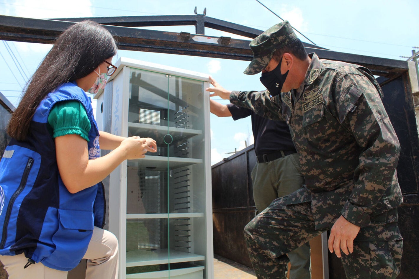 entrega equipo Global Links a Penitenciaria Nacional de Honduras