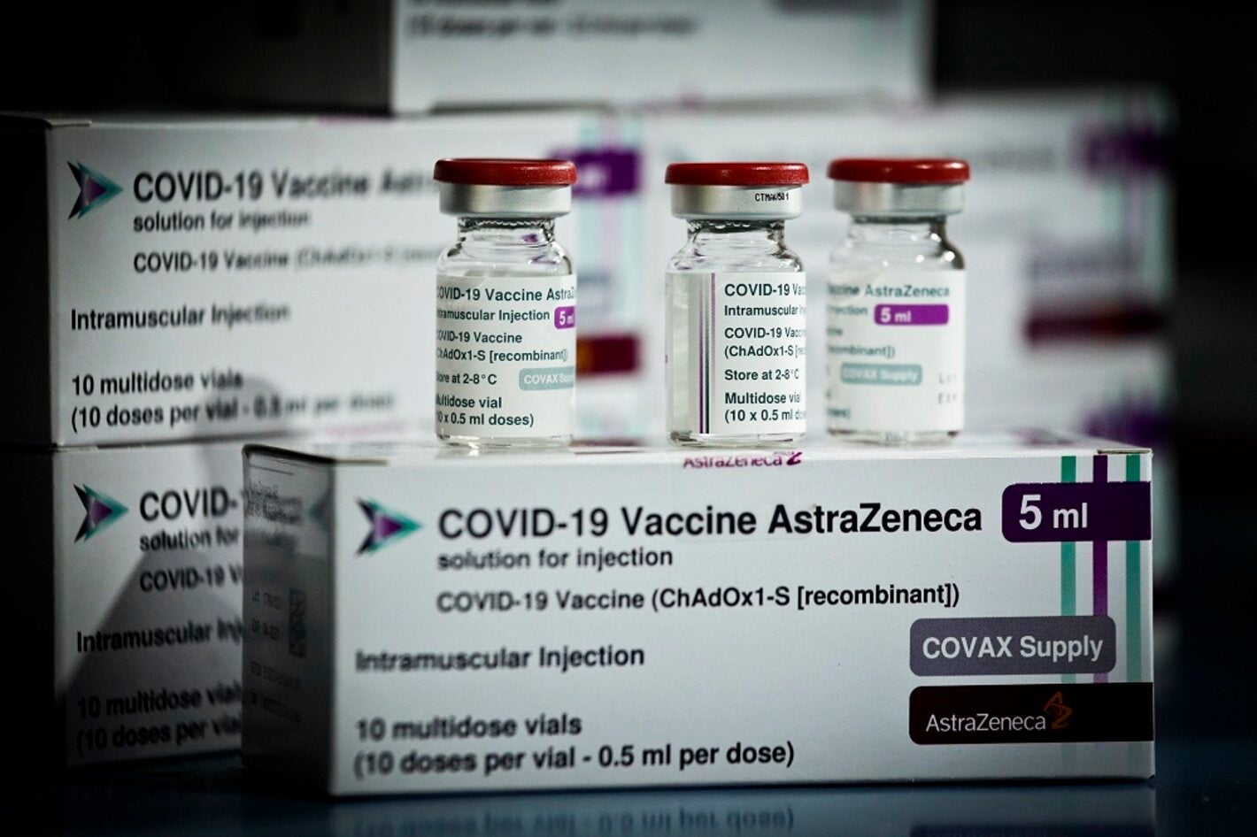 Vacina da AstraZeneca/Oxford enviada via Mecanismo COVAX