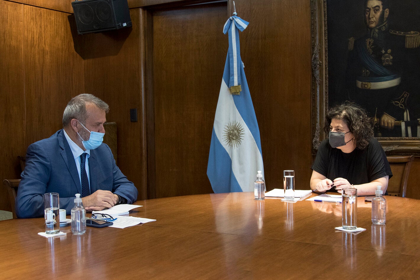 Ministra Vizzotti recibió al nuevo representante interino de la OPS/OMS en Argentina