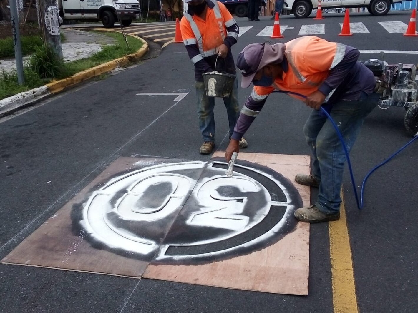 Demarcación den calle de Desamparados