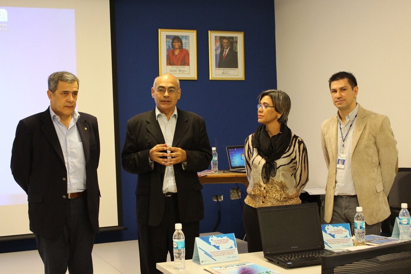 Los coordinadores del Programa Nacional de Inmunizaciones y Epidemiología del Ministerio del Poder Popular para la Salud (MPPS)