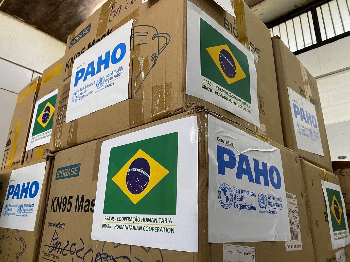 Brazil and PAHO donate crucial protective equipment in support of the COVID-19 response in Suriname
