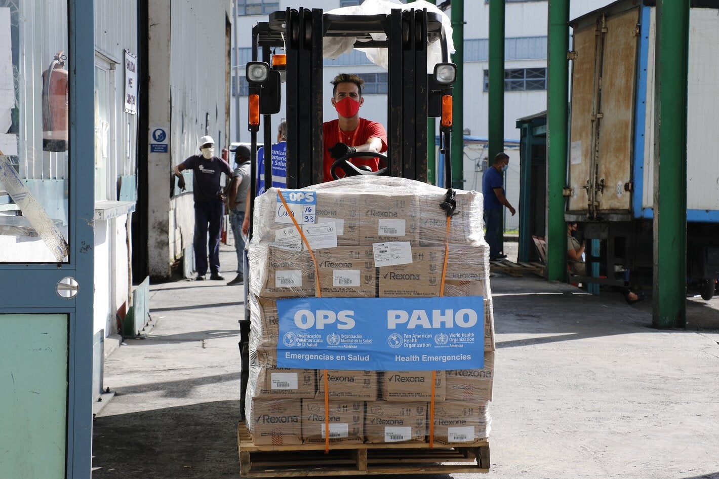 Traslado de donación de OPS/OMS a Cuba