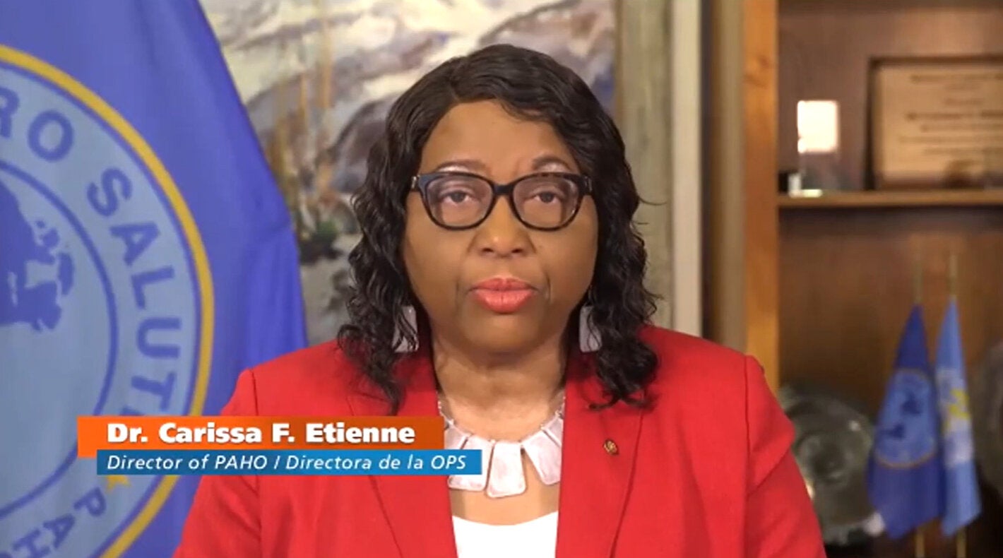Dr. Carissa F. Etienne presents Annual Report to OAS