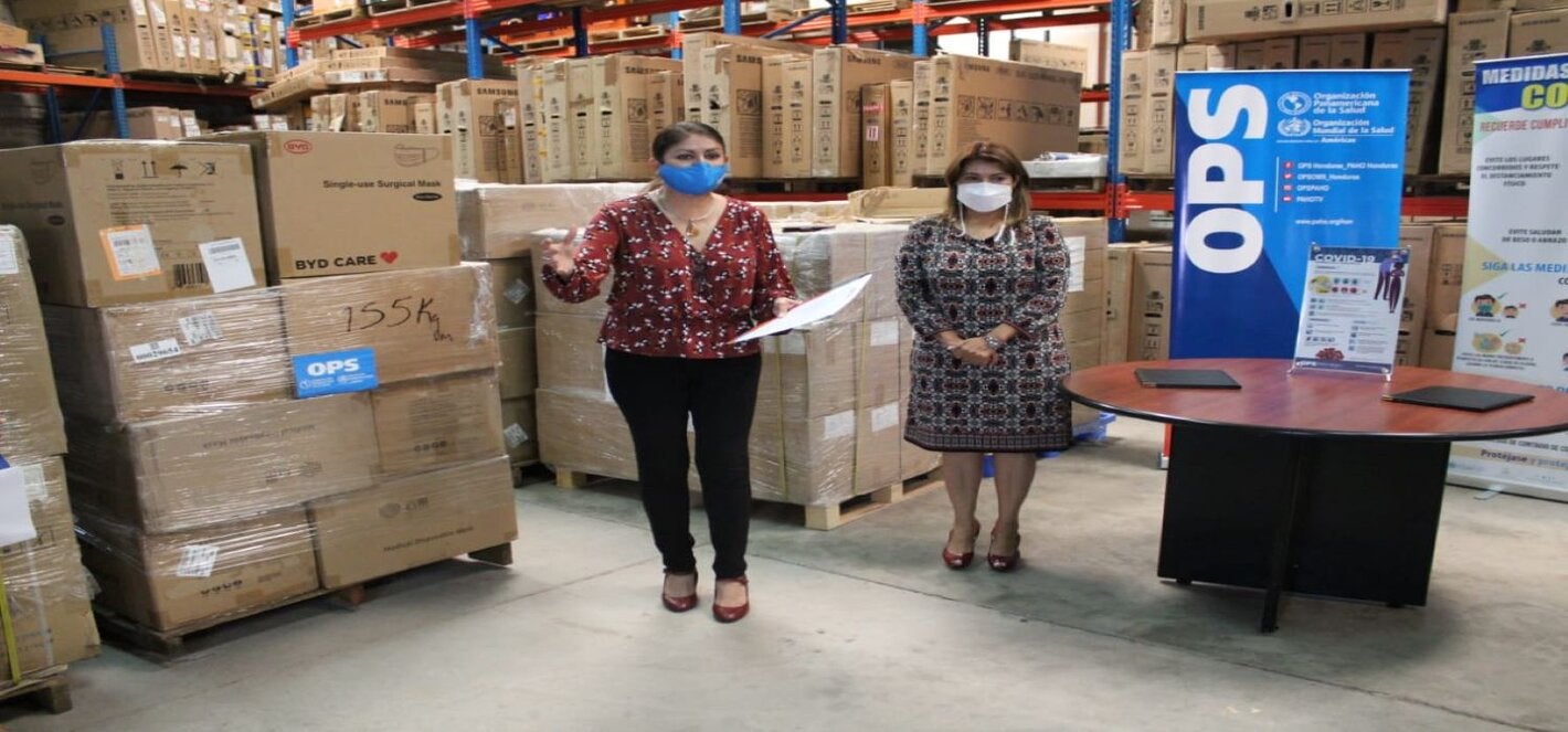 Representante OPS/OMS y Ministra de Salud en Hondura