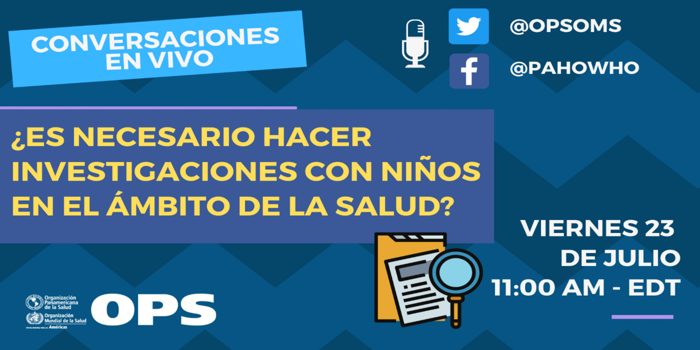 live conversation on social media about ethics and research with children