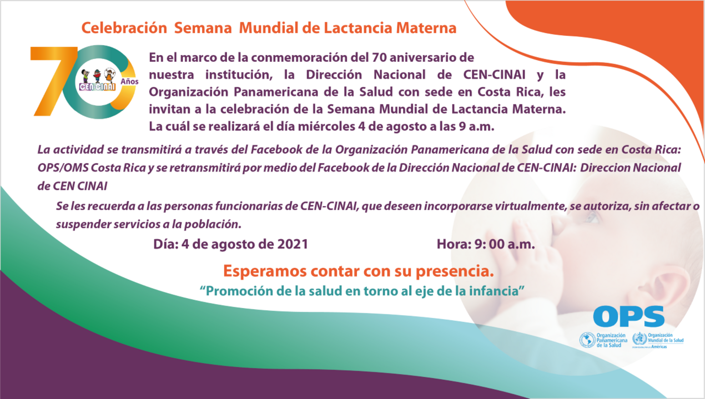 Invitación evento lactancia materna