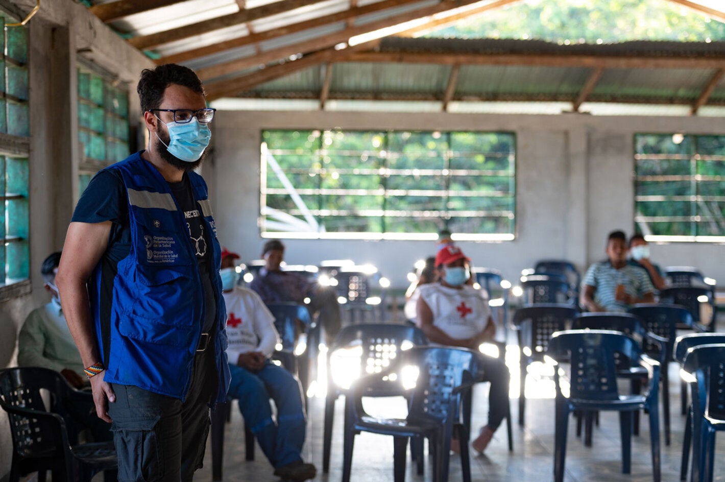 Persona de OPS en Capacitacion