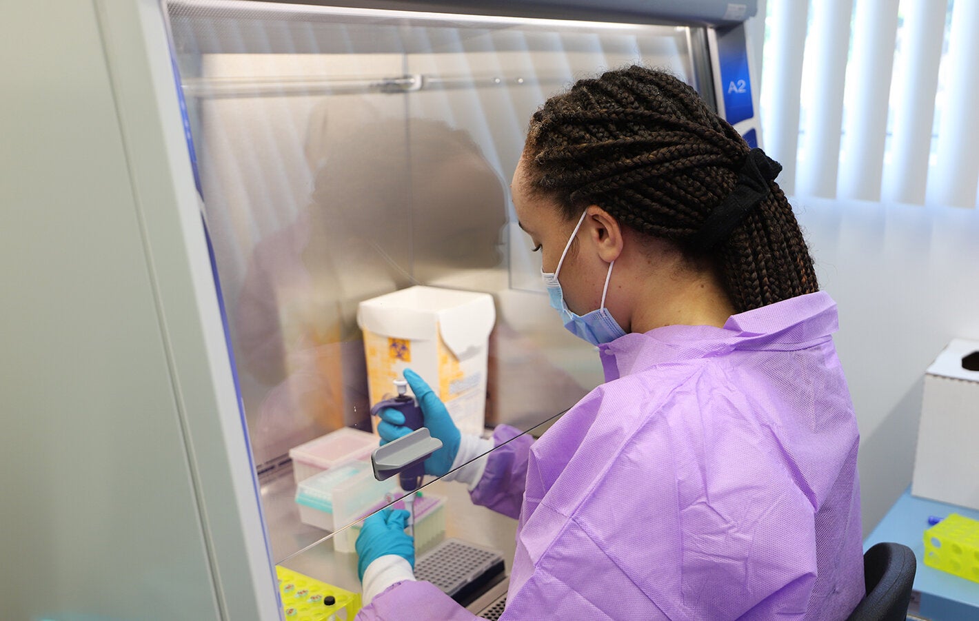 Testing at laboratory