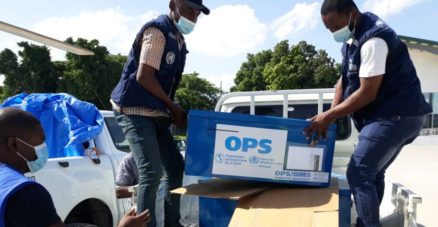 PAHO personnel supporting in the field