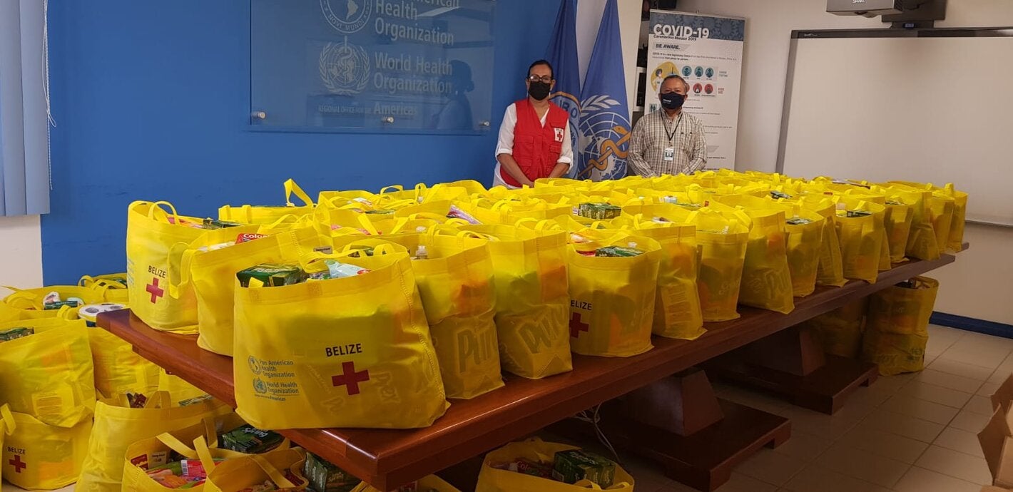 PAHO/WHO handover of family kits