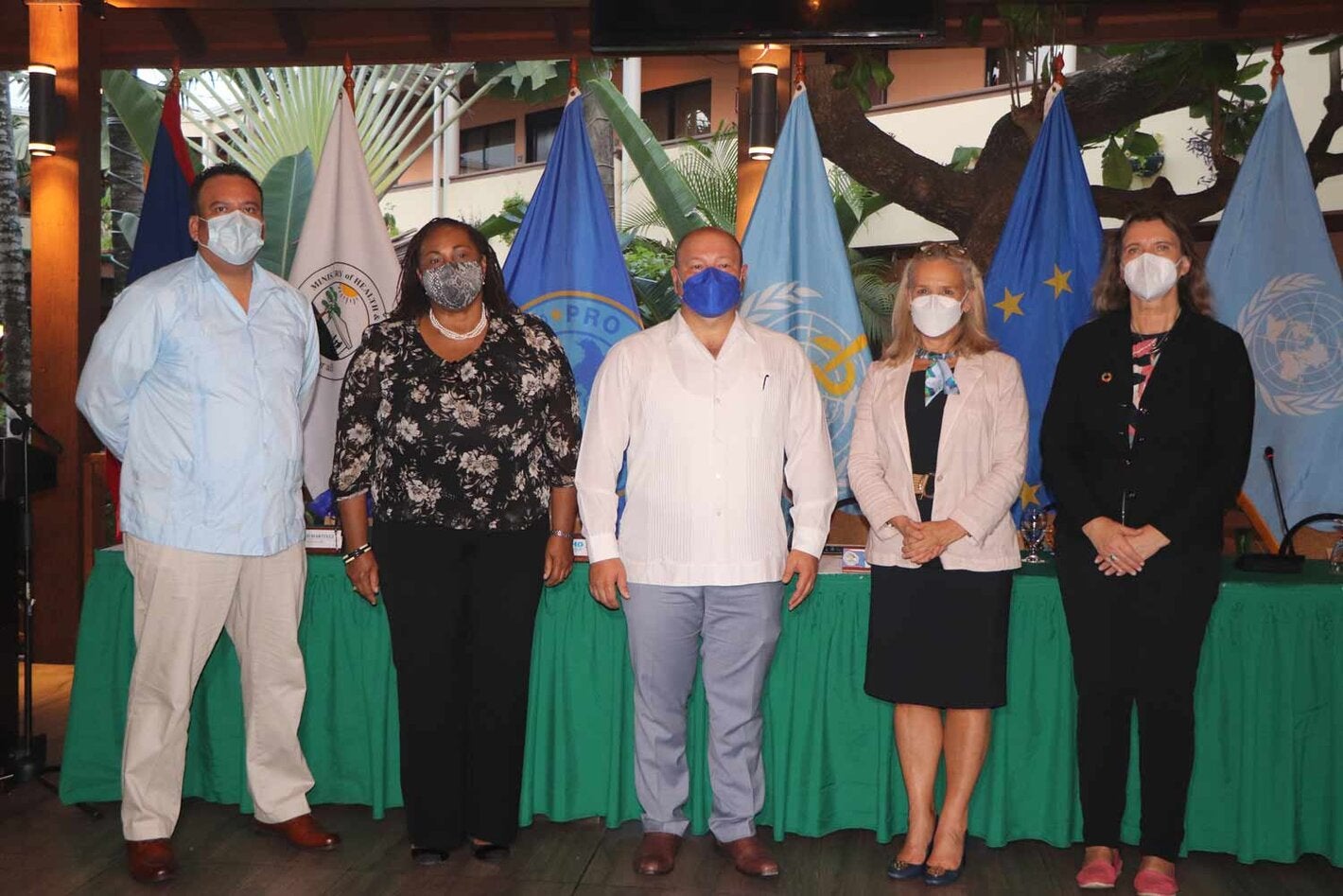 European Union Visibility Event with PAHO/WHO, MoHW, NAO, and the UN