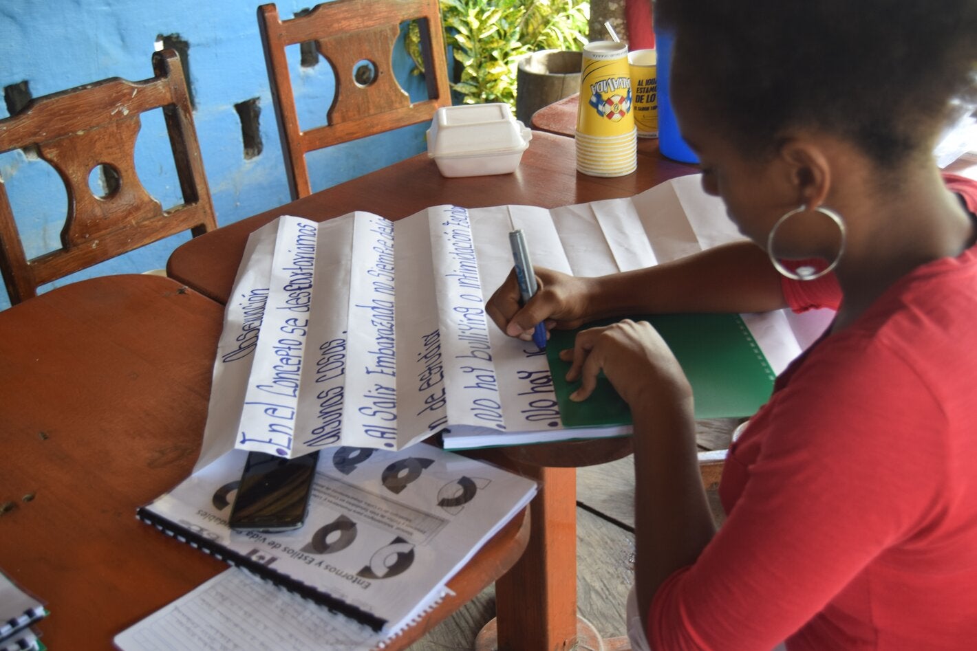 adolescente garífuna