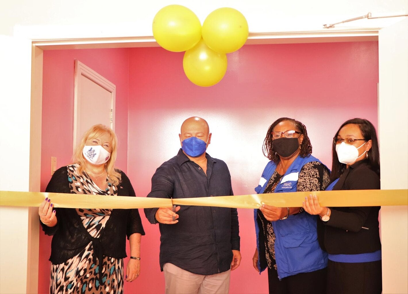 Ribbon Cutting of the Palm View Center in Belize Handover Smart Health Facility under the UKFCDO