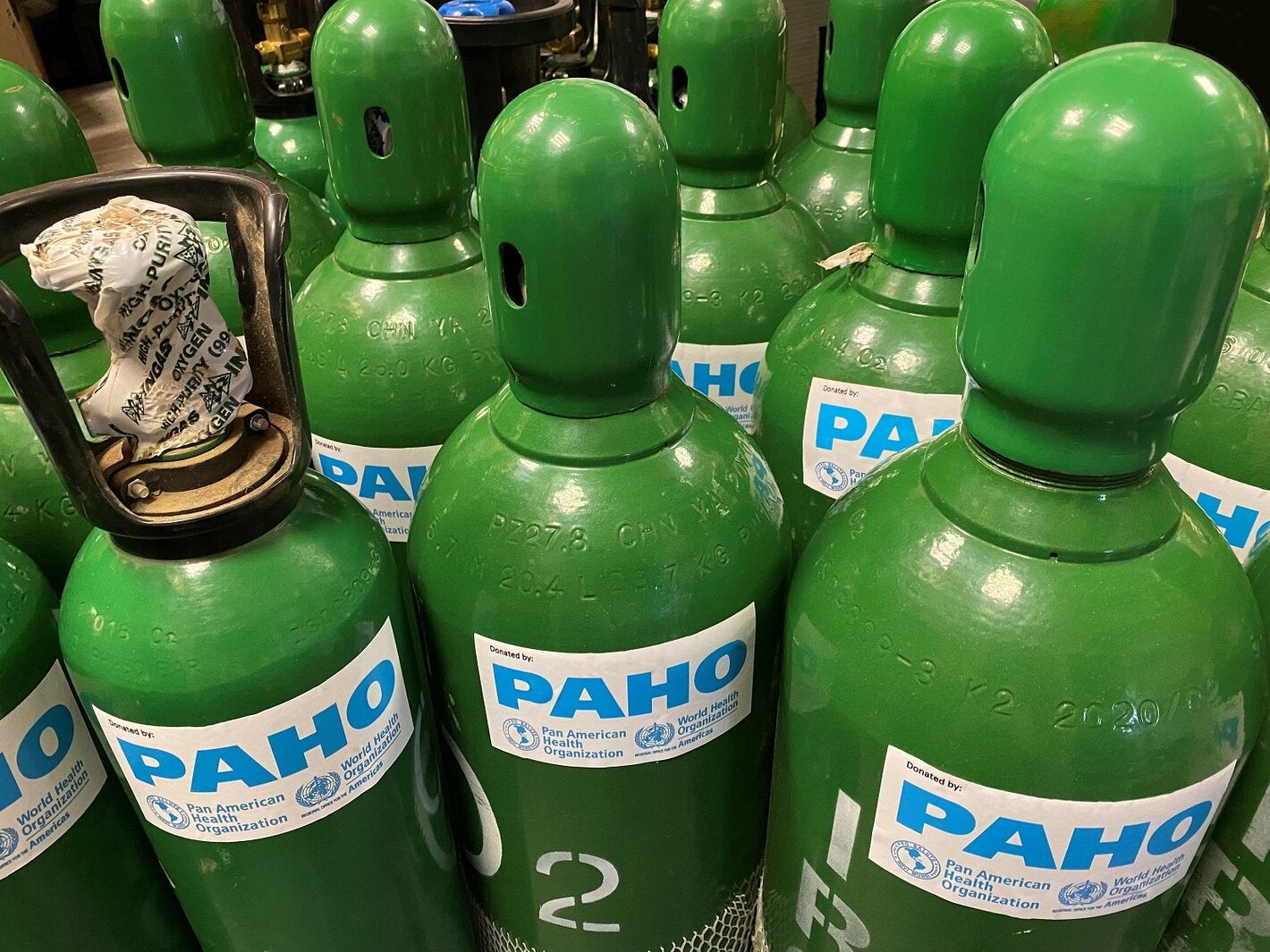 oxygen tanks Suriname